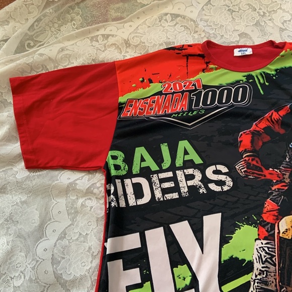 Fly Racing Baja riders enduro motocross Ensenada 1000 California 2XL T SHIRT - Picture 5 of 11